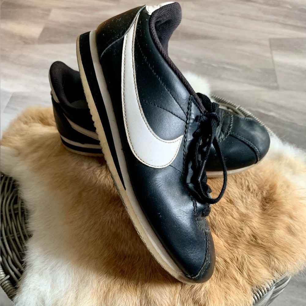 Nike Black & White Classic Cortez Sneakers
